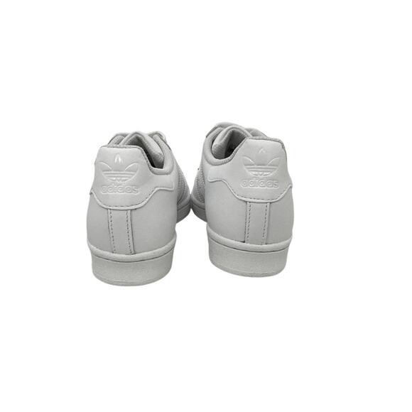 Adidas Shoes Superstar 3 Stripe White Sneakers Size Women's 6.5 - Picture 4 of 5